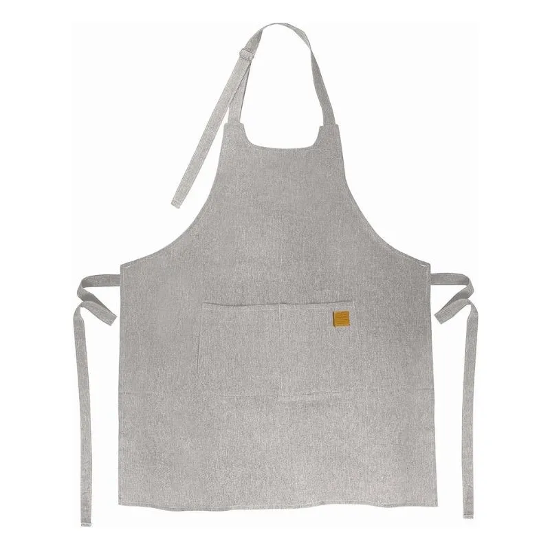 Keukenschort Unisex - Gemarmerd Grijs - 68 x 83 cm