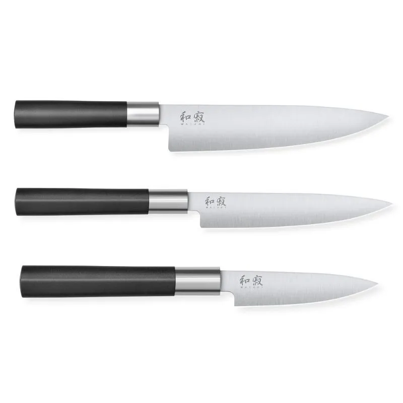 Set van 3 Wasabi Black messen - Universeel en Chef's Office