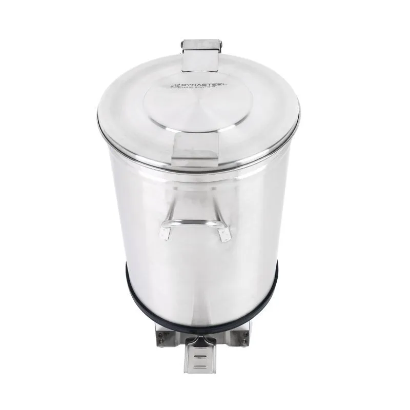 RVS prullenbak met pedaal - 100 L