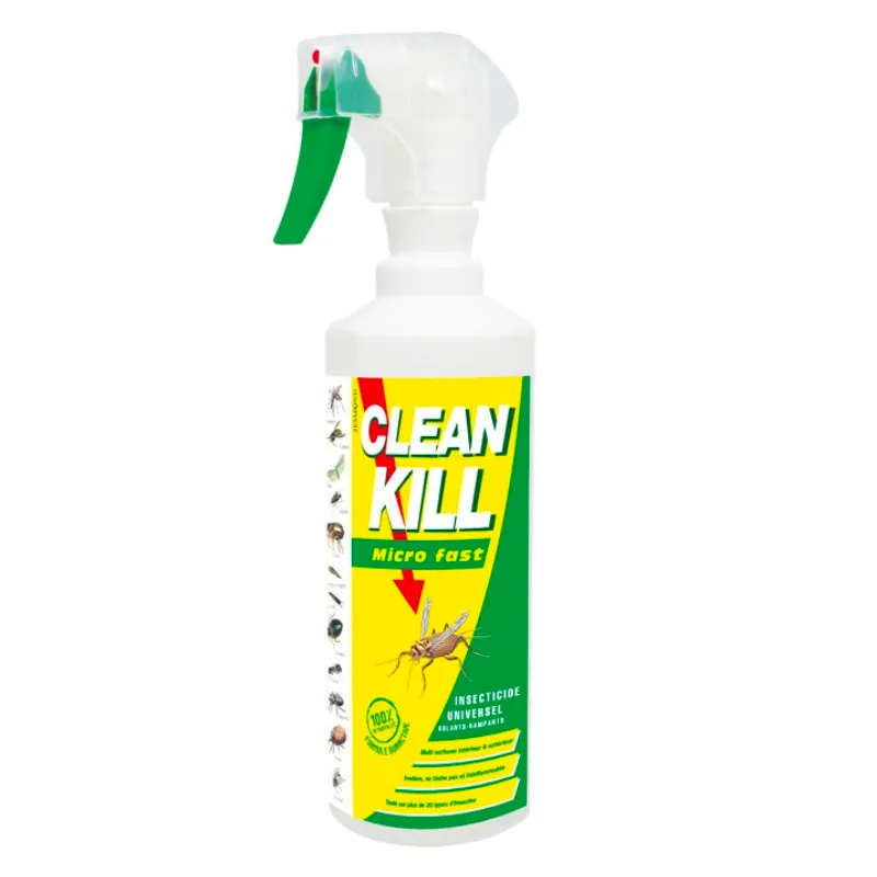 Spray Insecticiden voor Vliegende en Kruipende Insecten Clean Kill - 500 ml
