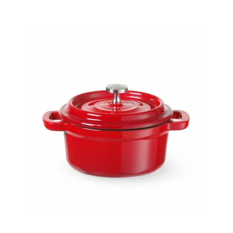 Rode Gietijzeren Geëmailleerde Cocotte - 0.27 L