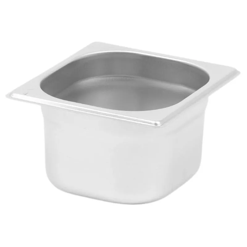 Bac Gastro GN 1/6 Inox - Diepte 100 mm - 1,6 L