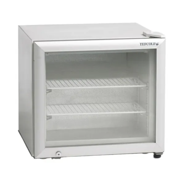 Witte Tafelmodel Vriezer 1 Glazen Deur - 48 L