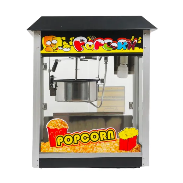 Professionele Popcornmachine - Zwart