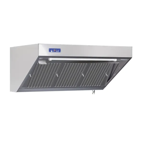 Volledige Snack Afzuigkap Diepte 700 - Lengte 1600 - Met Motor, Led en Variator