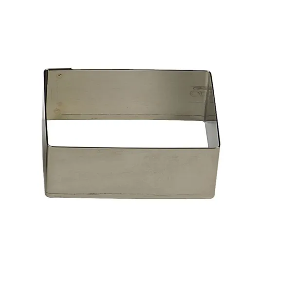 Nonnette Rechthoek in RVS - 160 x 80 mm