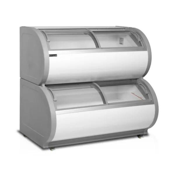 Negatieve Koelvitrine 2 Niveaus - 408 L