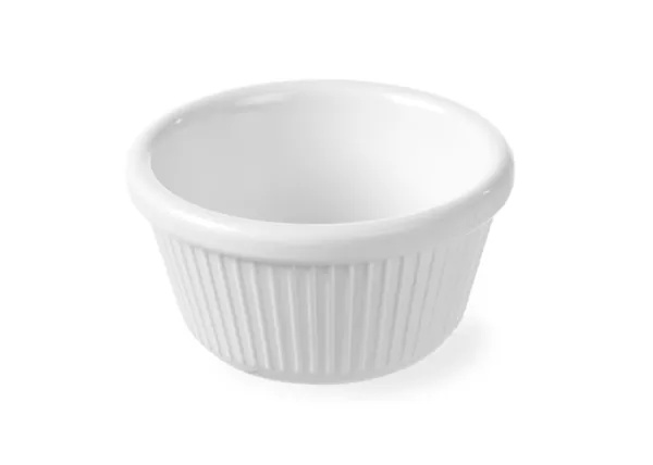 Geribbeld ramequin van melamine - 80 ml