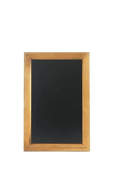 Krijtbord met houten frame 400 x 600 mm