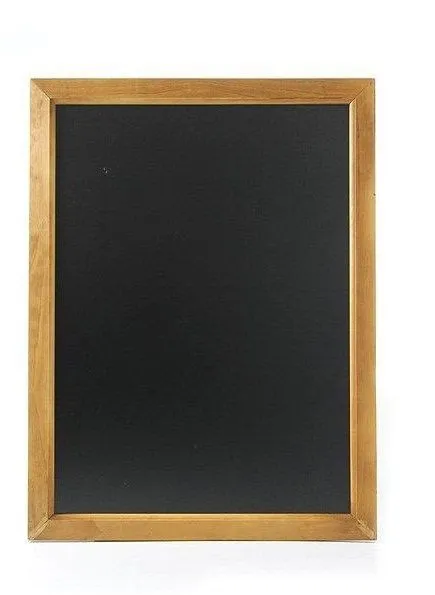 Krijtbord met houten frame 600 x 800 mm