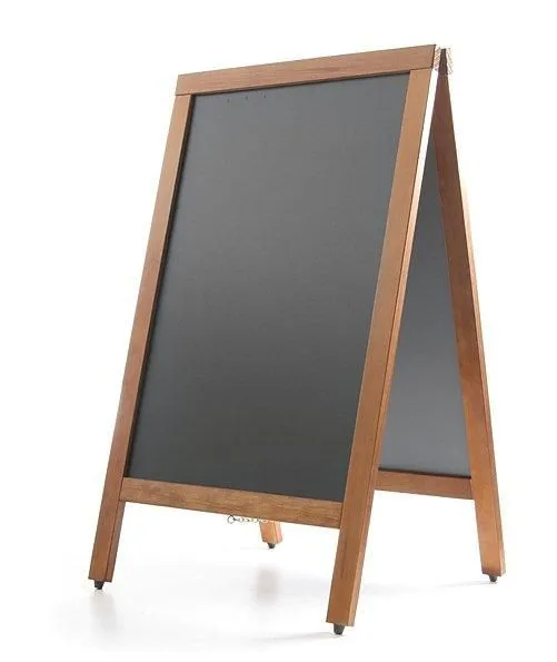 Kleine model stoepkrijtbord