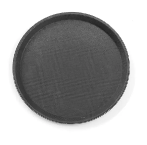 Ronde Polypropyleen Dienblad - Zwart - Diameter 410 mm