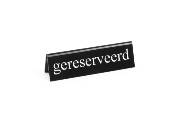 Tafelstandaard voor Reservering