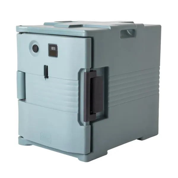 Voedselcontainer met warmte-isolatie, leisteenblauw, 52 L