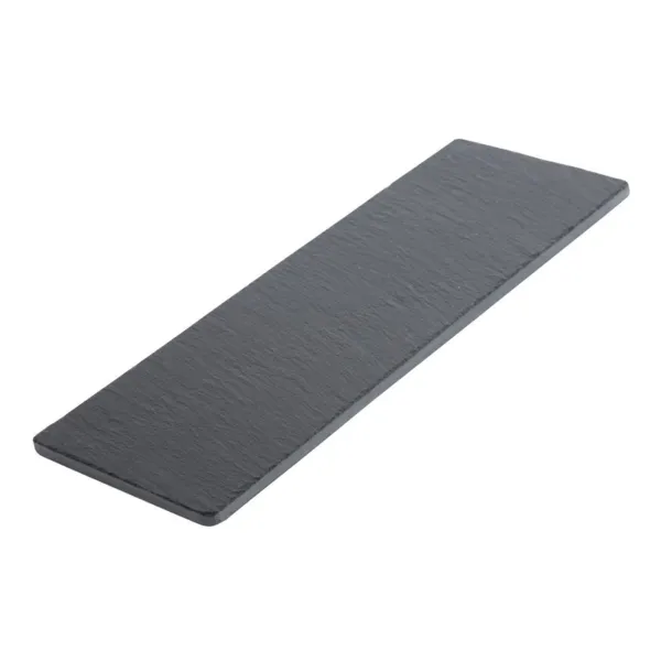 Platte leisteen voor bamboe dienblad - 330 x 130 mm - Set van 2
