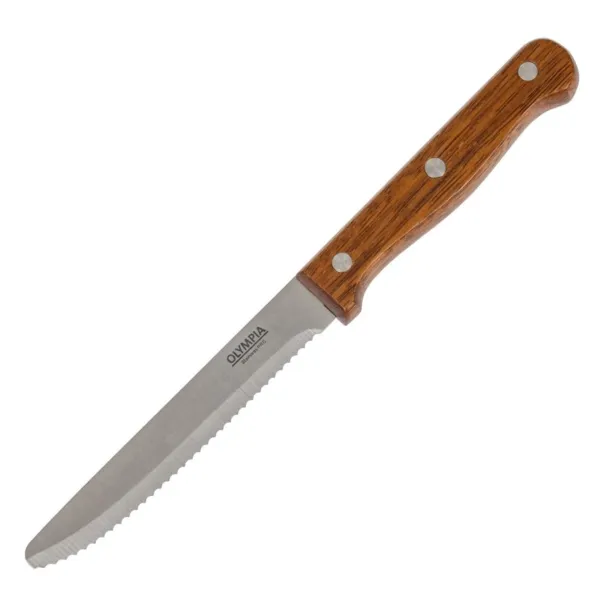 Steakmes Hout - Set van 12