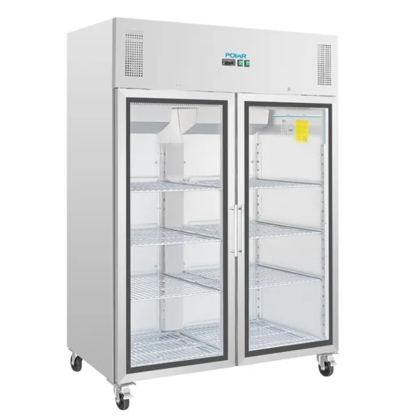 Koelvitrine Positief Dubbel GN 2/1 Serie G - 1200 L