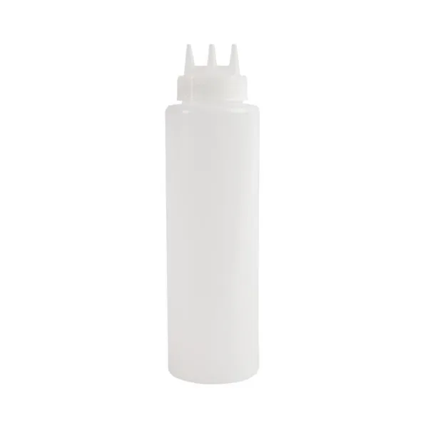 Doorzichtige flexibele fles met 3 tuiten - 908 ml