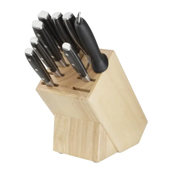 Houten Messenblok - 9 Stuks