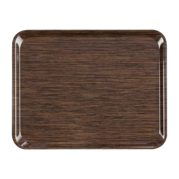Dienblad van melamine zelf 46x36cm wengé