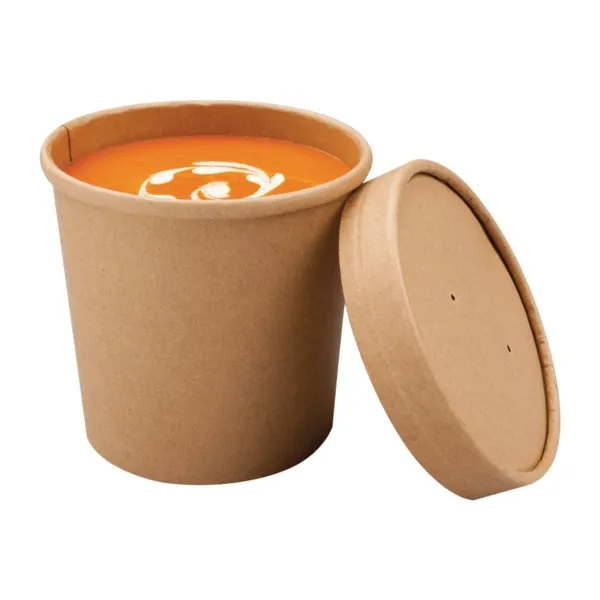 Microgolfbare Kraft Soepkommen Recycleerbaar 350ml - Set van 500