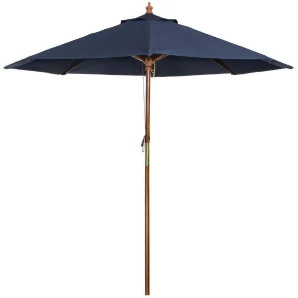 Parasol rond marineblauw - H 3000mm