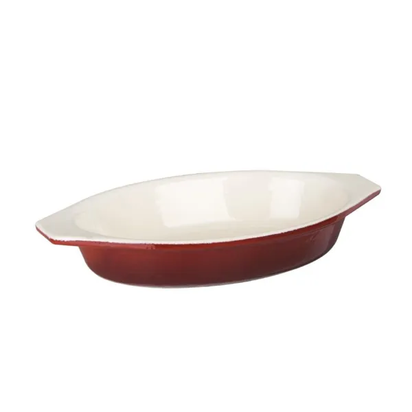 Ovale Rode Ovenschaal - 650ml