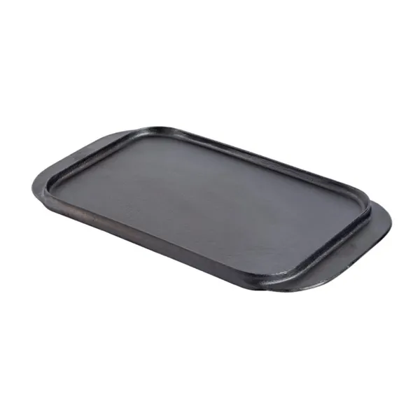 Gietijzeren omkeerbare grillplaat - 482 x 260 mm