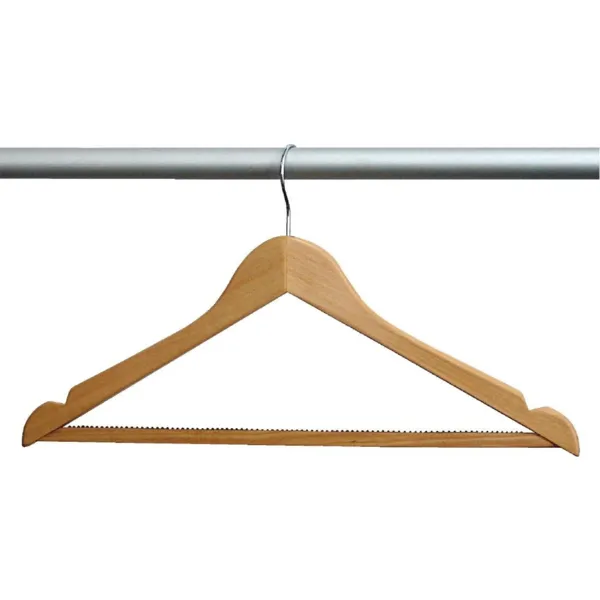 Houten kledinghanger - Set van 10