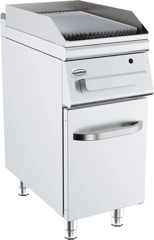 Gasbakplaat met geribbelde plaat - 400 x 700 mm