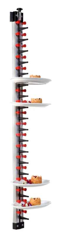 Bordenrek voor aan de muur - 18 niveaus
