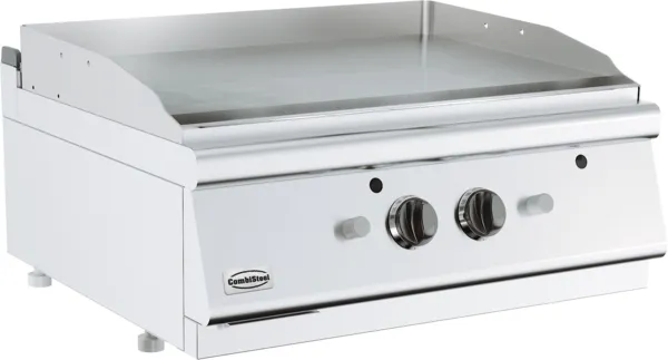 Plancha op Gas Chroom Glad om te Plaatsen - 700 - 13000 W