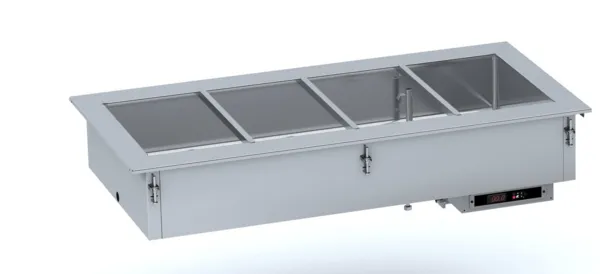 Bain-marie Drop-In met handmatige watervulling - GN 1/1