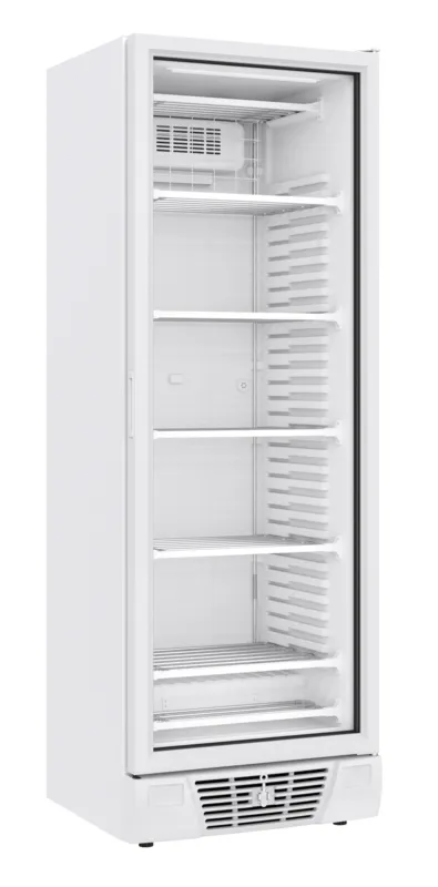 Witte Negatieve Koelkastkast - 1 Glazen Deur - 382 L