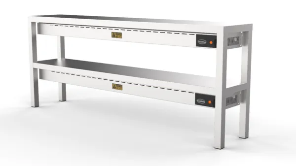 Keramische Verwarmde Plank - 2 Niveaus - L 1600 x D 300 mm