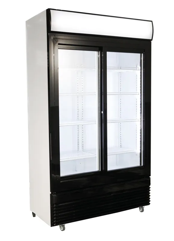 Positieve Koelkastkast - 2 Schuifdeuren van Glas - 780 L