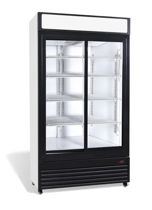 Koelvitrine voor Dranken 2 Glazen Deuren - 750 L