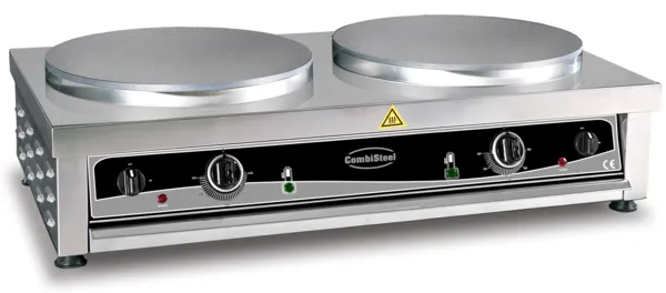 Elektrische Crêpemaker met 2 Platen - 40 cm
