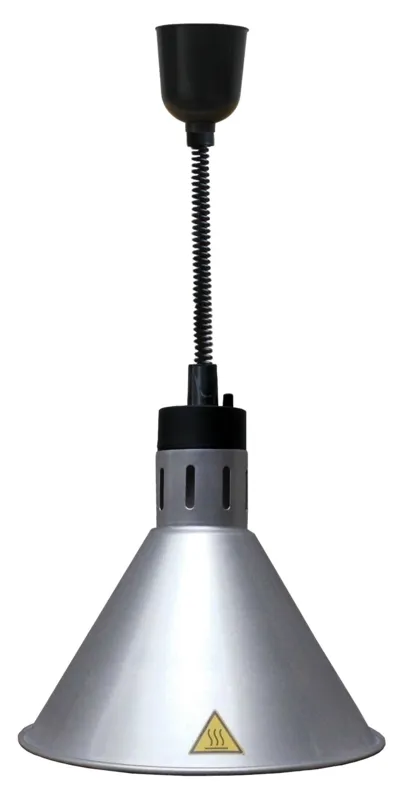 Kegelvormige Warmtelamp - Zilver
