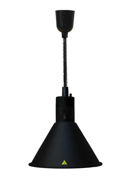 Conische Warmtelamp - Zwart