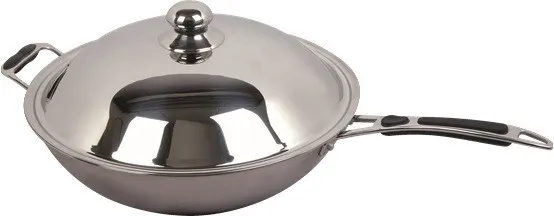 Sauteerpan Wok voor Inductiekookplaat