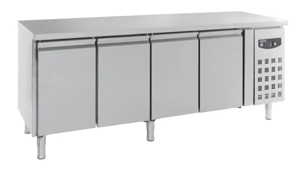 Positieve Koelwerkbank GN 1/1 met 4 Deuren - 553 L