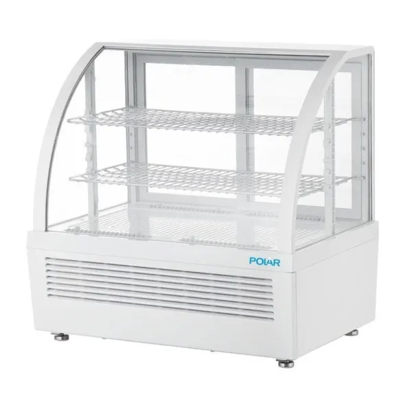 Witte Koelvitrine voor Toonbank - 2 Schappen - 100 L