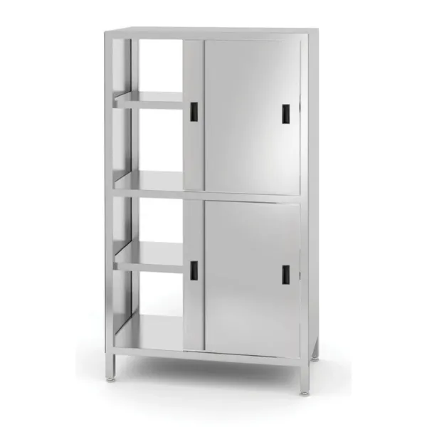 Kast met Scheiding en Schuifdeuren - Geschroefd