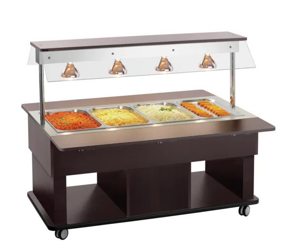Warme buffetwagen kinderuitvoering - 4 x GN 1/1