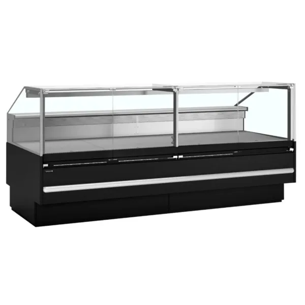 Zwarte Supermarkt Koelvitrine - 627 L