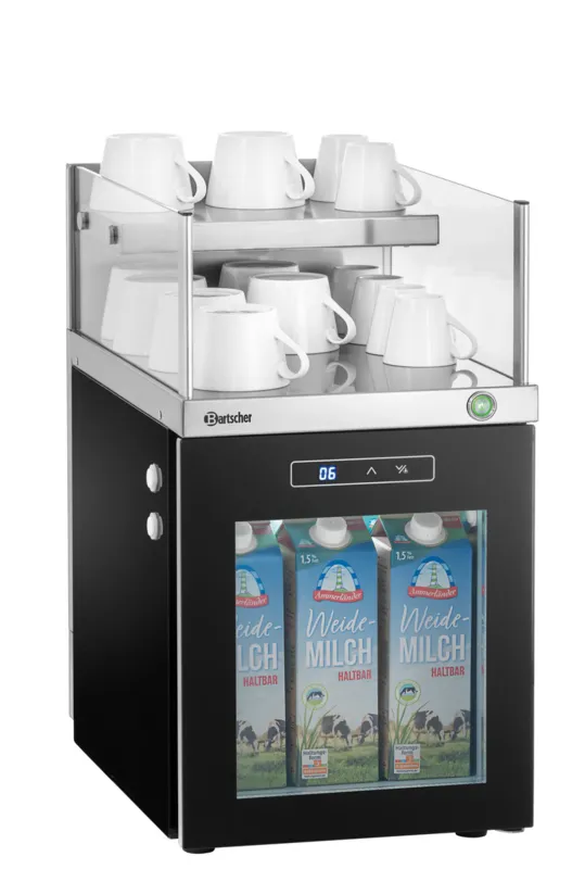Gecombineerde Melkkoelkast en Kopjesverwarmer