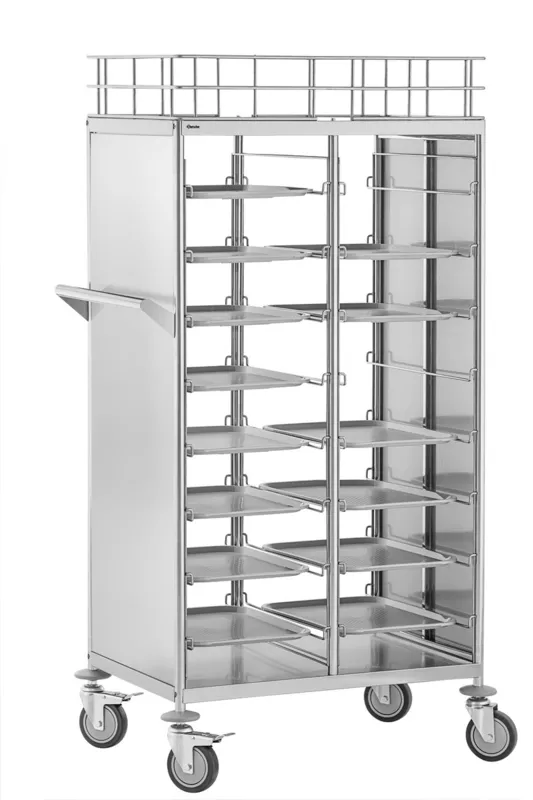 Plateauwagen 16 niveaus - 330 x 530 mm