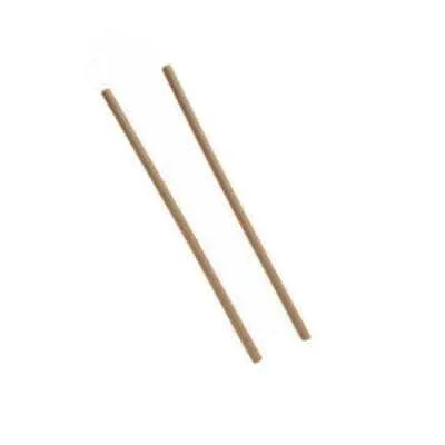 Paille Bio Marron - Ø 6 x 197 mm - Lot de 200