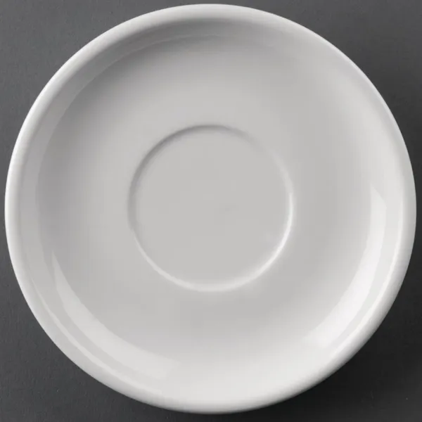 Soucoupe pour Tasse Empilable et à Cappuccino 145 mm de diamètre- Lot de 24